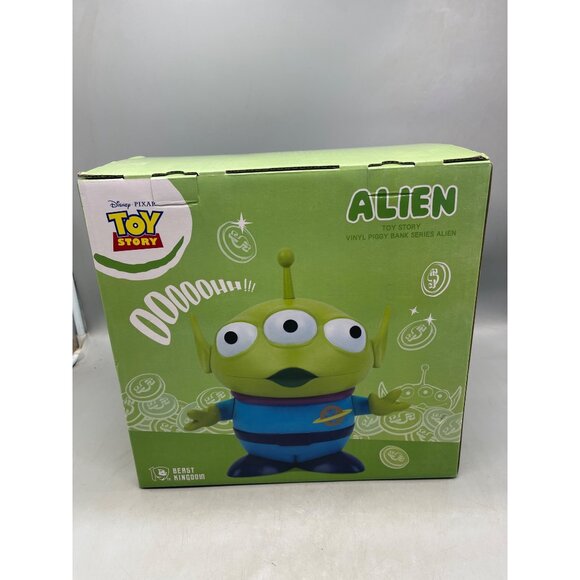 Disney Pixar toy story large oooh alien vinyl piggy bank series kingdom READ NEW - Picture 8 of 11